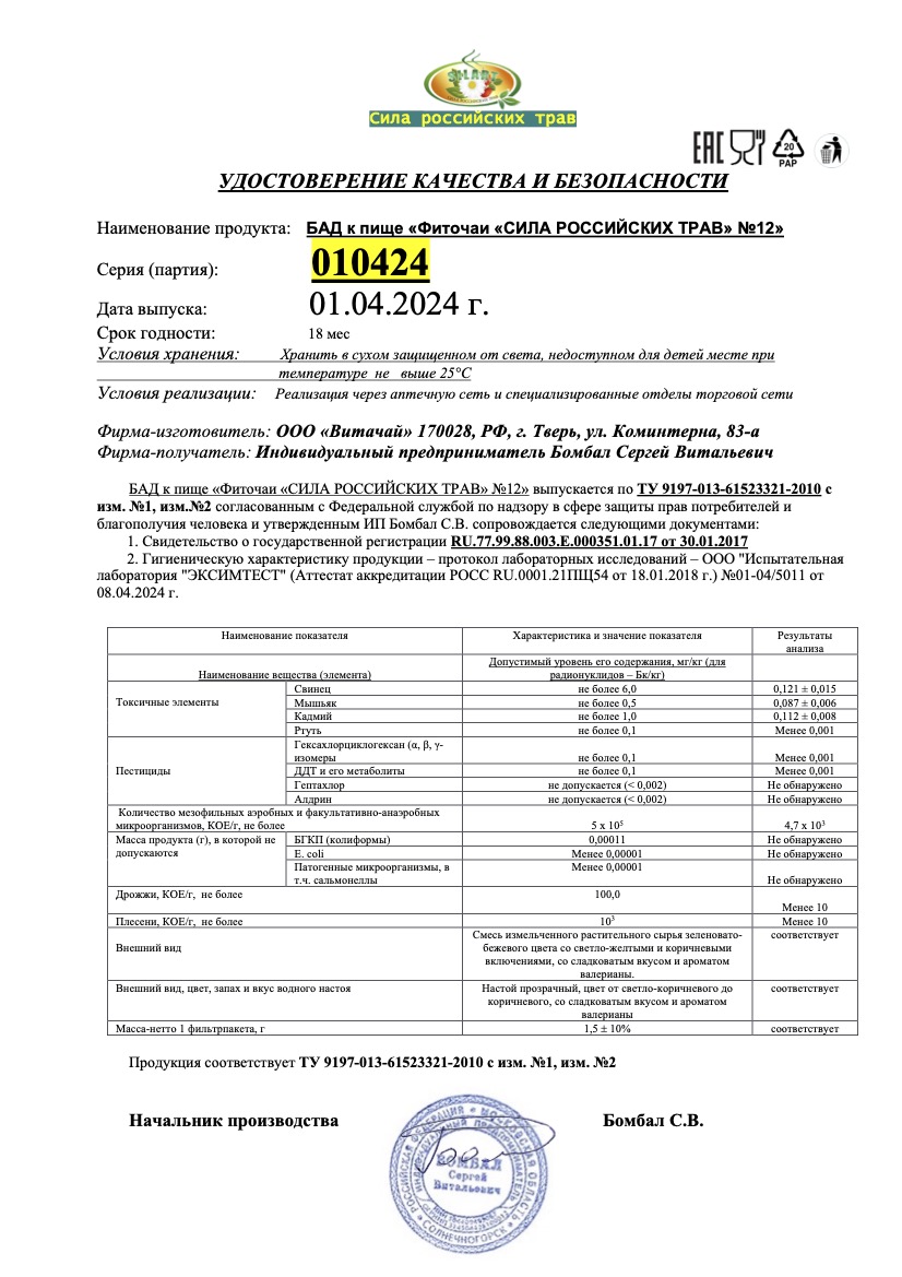 Паспорт №042024